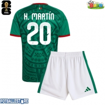 Mexico Henry Martin #20 Hjemmedraktsett Barn VM 2026 Kortermet (+ Korte bukser)